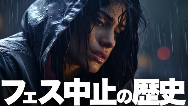 動画「音楽フェス中止の歴史！伝説のフジロック初回からサマソニまで！」