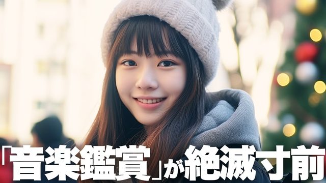 動画「驚きの報道！趣味「音楽鑑賞」が絶滅寸前!?」