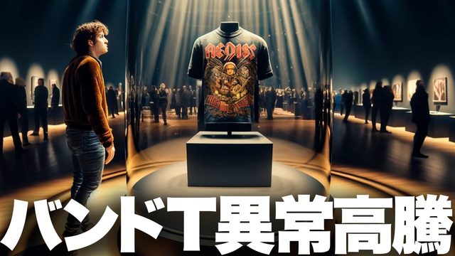 動画「【賛否両論】バンドTシャツ高騰で投資対象に！聴かずに着るのはNG？」